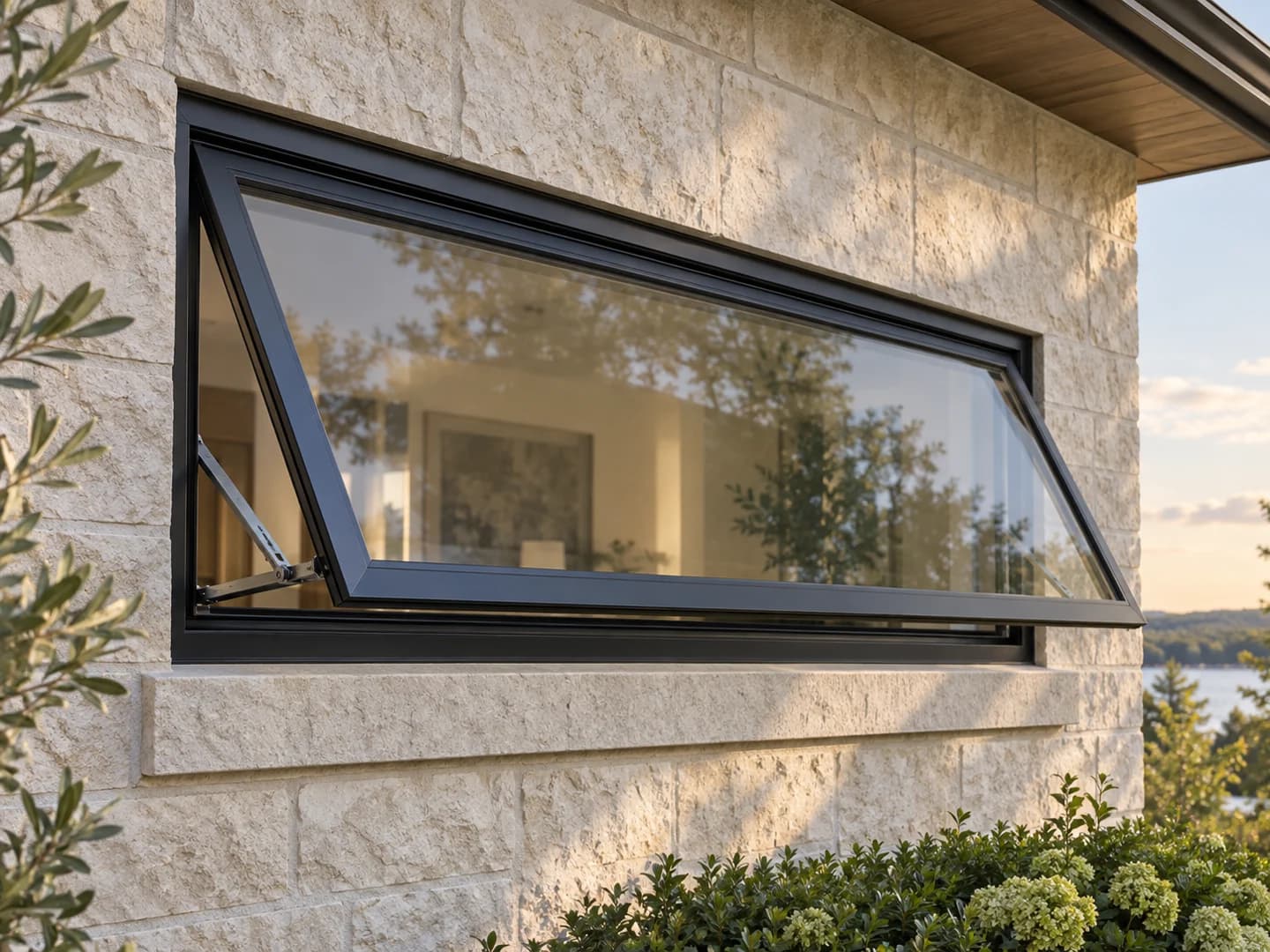 Awning Windows — architectural illustration of this window style
